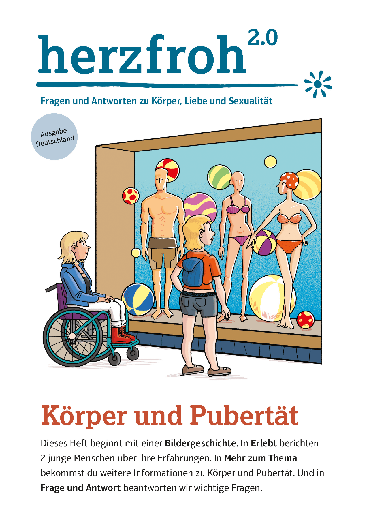 Titelbild Themenheft Körper und Pubertät